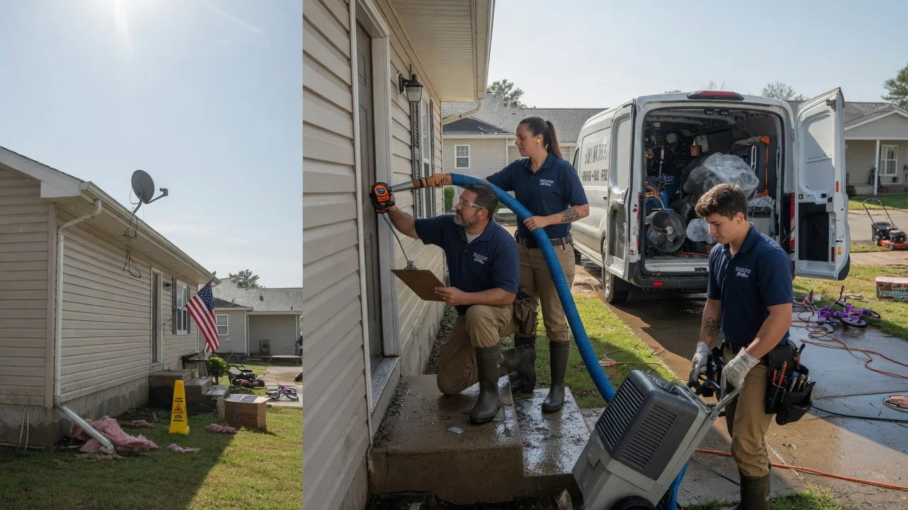 Ceiling Water Damage Restoration in Valley Center, KS near me